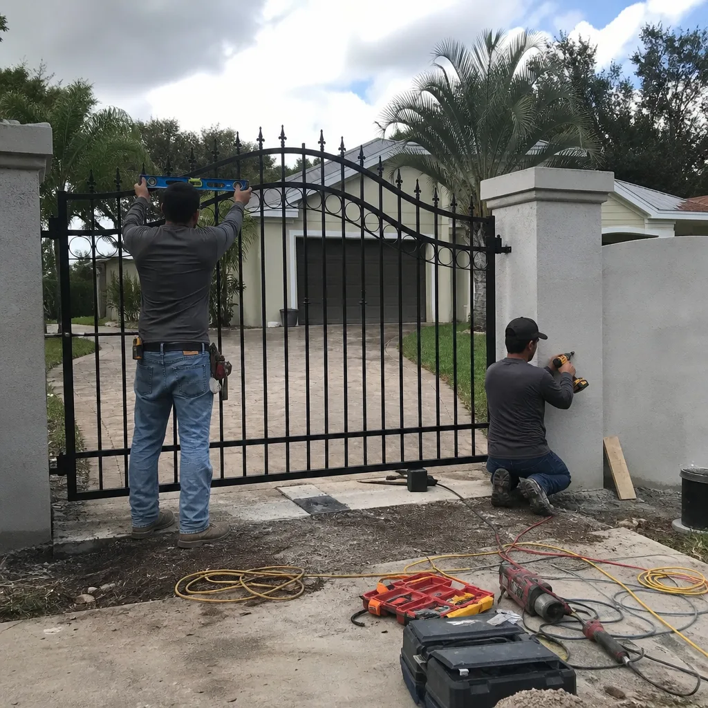 Gate Installation in Trinity