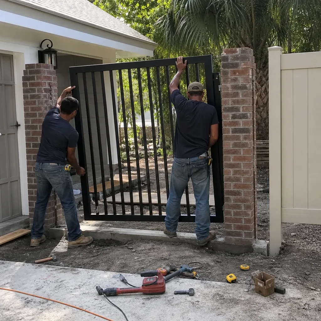 Post Setting Done for Tampa Soil
